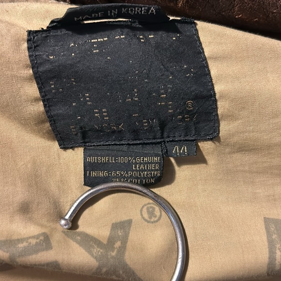 ´Bomber pilot Avirex brown 1987 leather jacket with bomber pilot lining size 44 - Picture 10 of 17